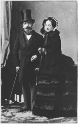 Emperor Napoleon III and Empress Eugenie